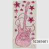 PLANTILLA CRISTALES GUITARRA 08X16 CM