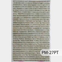 PLANTILLA CRISTALES M-27 PLATA TORNASOL