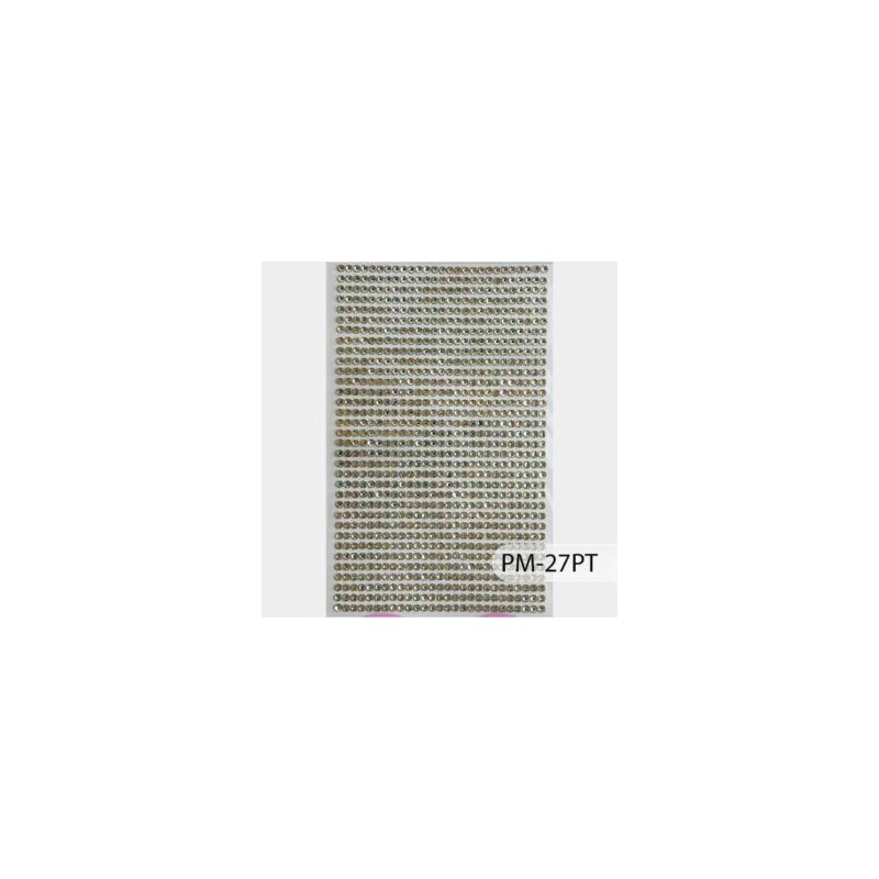 PLANTILLA CRISTALES M-27 PLATA TORNASOL