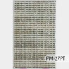 PLANTILLA CRISTALES M-27 PLATA TORNASOL