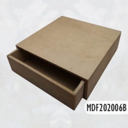 Cajón MDF multiusos 20 x 20 x 6 cm