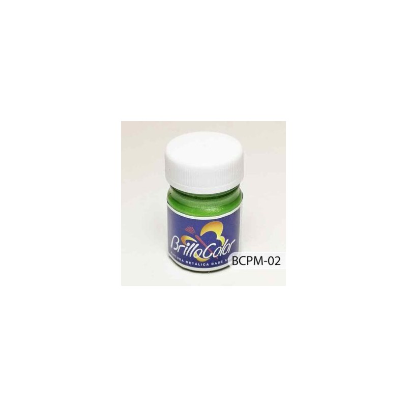 Pintura metálica Brilla Color #02 Verde Jaspe VE 6080