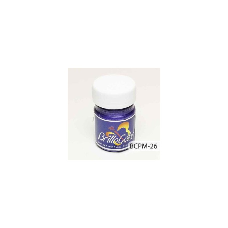 Pintura metálica Brilla Color #26 Violeta Índigo VI 6040