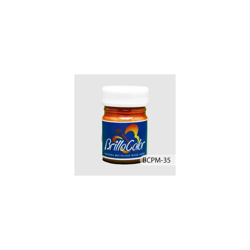 Pintura metálica Brilla Color #35 Naranja 400