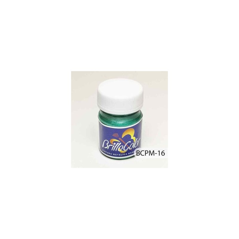 Pintura metálica Brilla Color #16 Verde Agua VE 6040