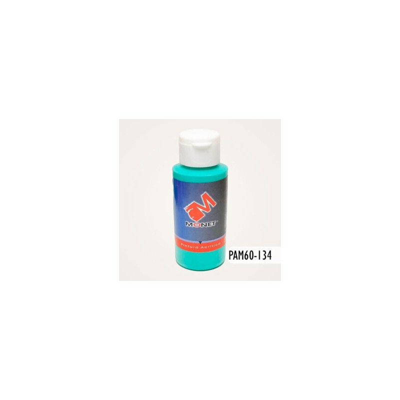 Pintura Acrílica Monet 60ml #134 Turquesa