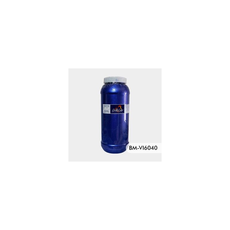 Pintura metálica Brilla Color 1lt Violeta Índigo VI-6040
