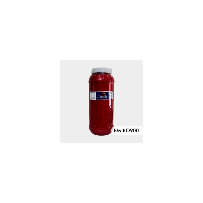Pintura metálica Brilla Color 1lt Rojo Navidad RO-900