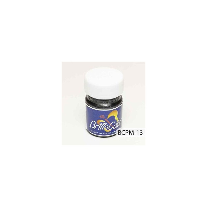 Pintura metálica Brilla Color #13 Negro NE 6000