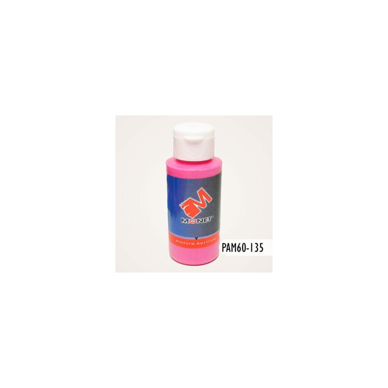 Pintura Acrílica Monet 60ml #135 Rosa Mexicano